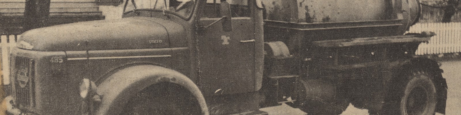Den første betongtrommelbilen i Valdres